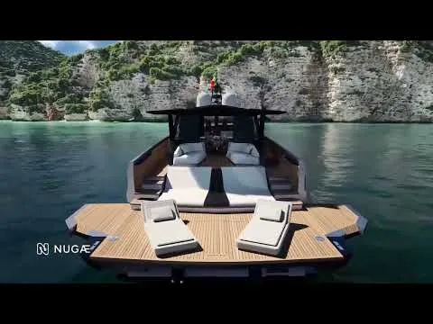 NUGAE – the Wally100 sofa presented at the 2024 Genoa Boat Show