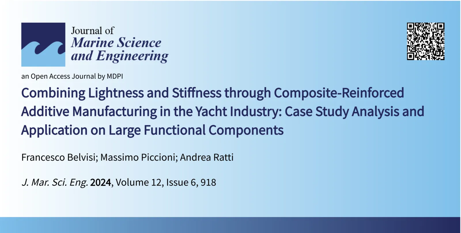 The banner of the article published in the Journal of Marine Science and Engineering