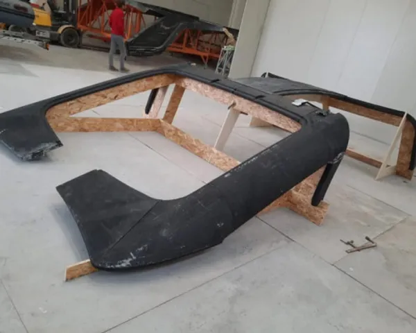 Hard top one-off stampato in 3D