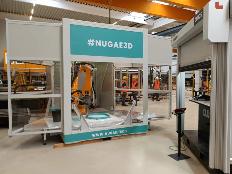 The NU-Mobile cell installed at a customer site