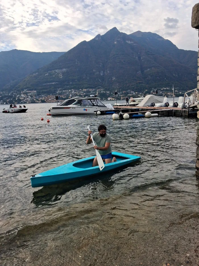 Printarella1 in the water during the launch